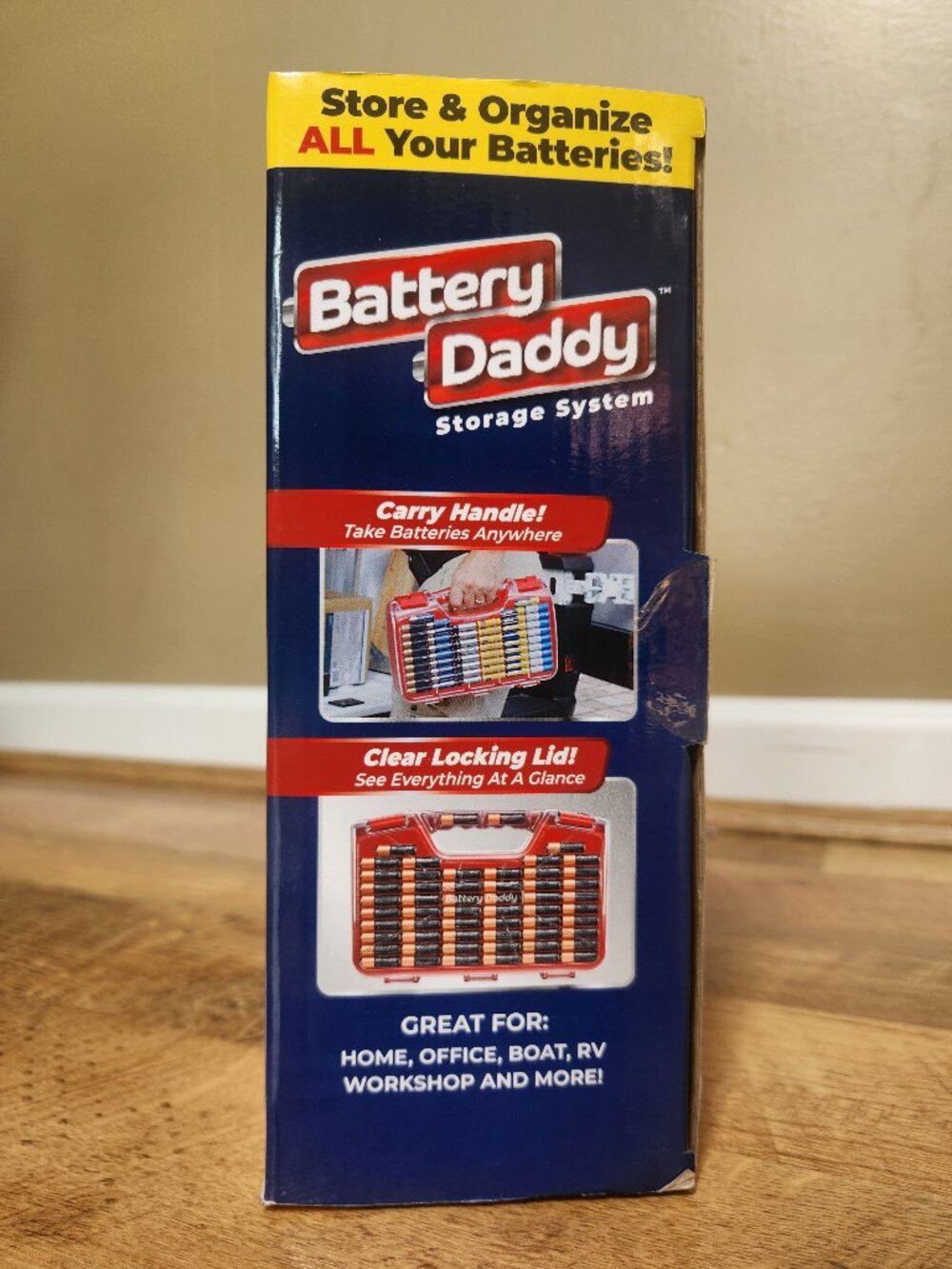 Ontel Red Battery Daddy Storage System - Picture 4 of 12